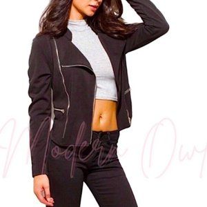 🎇🎇RIZZO FADED BLACK MOTO JACKET